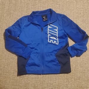 Boys Toddler Blue Nike Zip up Sweatshirt 3T